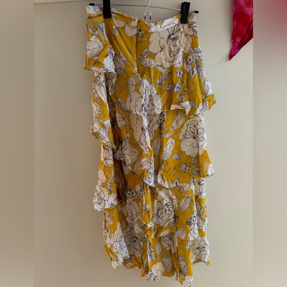 Anthropologie Women’s Long Tiered Floral Skirt - Picture 2 of 5